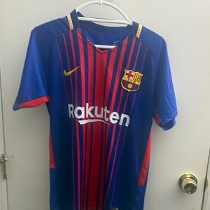 Nike Kids Blue and Red Soccer Jersey